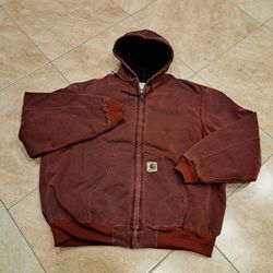 Vintage Carhartt Jacket Crazy Color Clean Size XL 1(contact info removed)