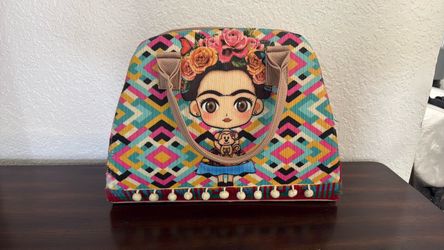 Frida Kahlo Graphic Print Dome Handbag