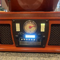 NEW Victrola Navigator 8-in-1 Bluetooth Record Player with Built-in Speakers