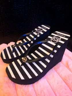 Brand New! BEBE WEDGE SANDALS