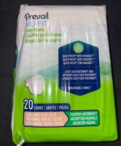 Prevail adult diapers