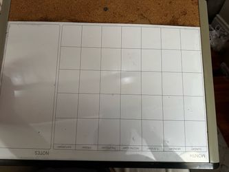 White board wall Calander