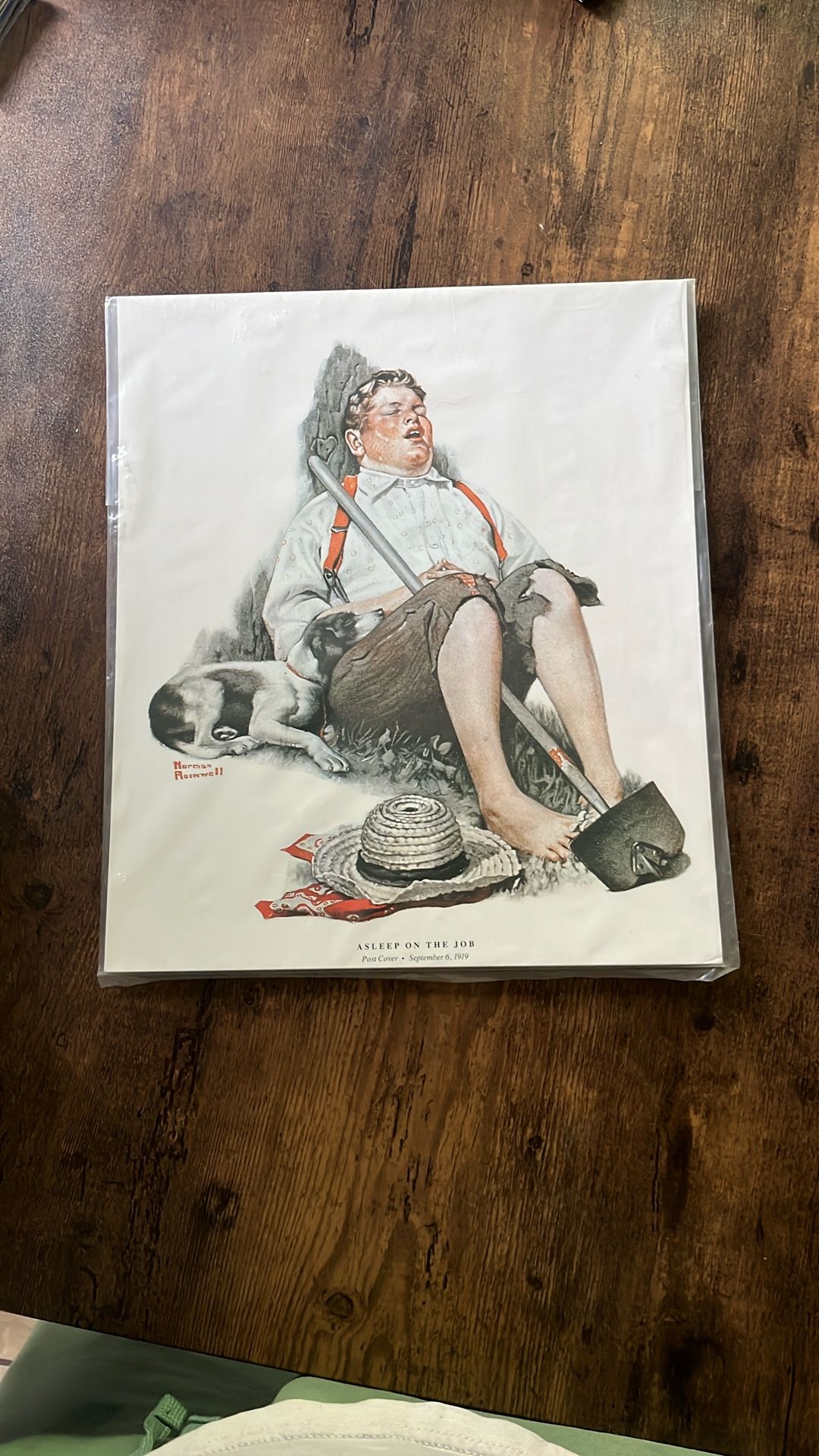 Norman Rockwell “Asleep On The Job”