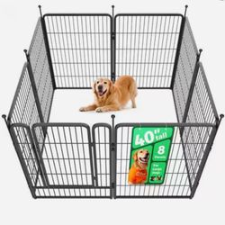 40 inch Outdoor Dog Playpen ,8-panel