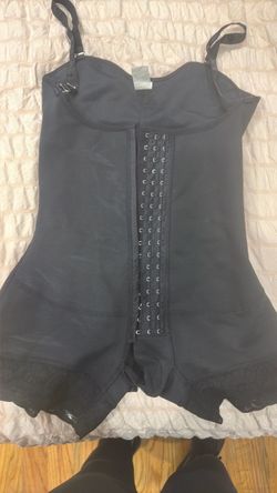 Black Bodysuit Shapewear with Hook Closure