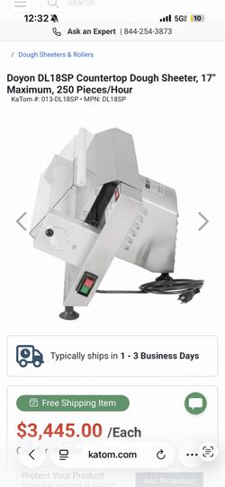 Dough Sheeter- New.  Box never opened