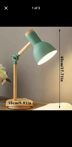 Green minimal desk lamp