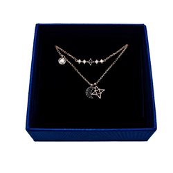 Swarovski Crystal Necklace “Glowing Moon” 