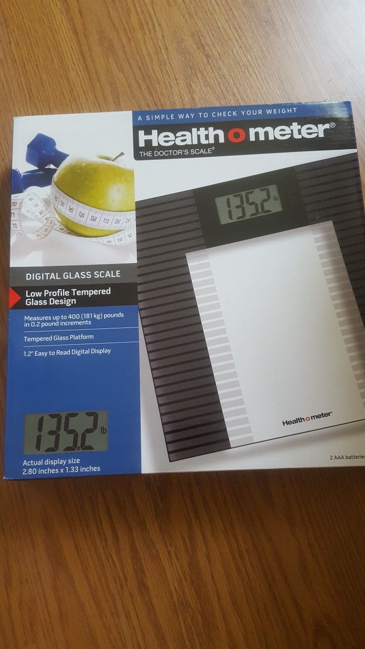 NEW - Digital Glass Scale.