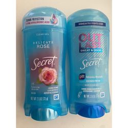 Secret deodorants