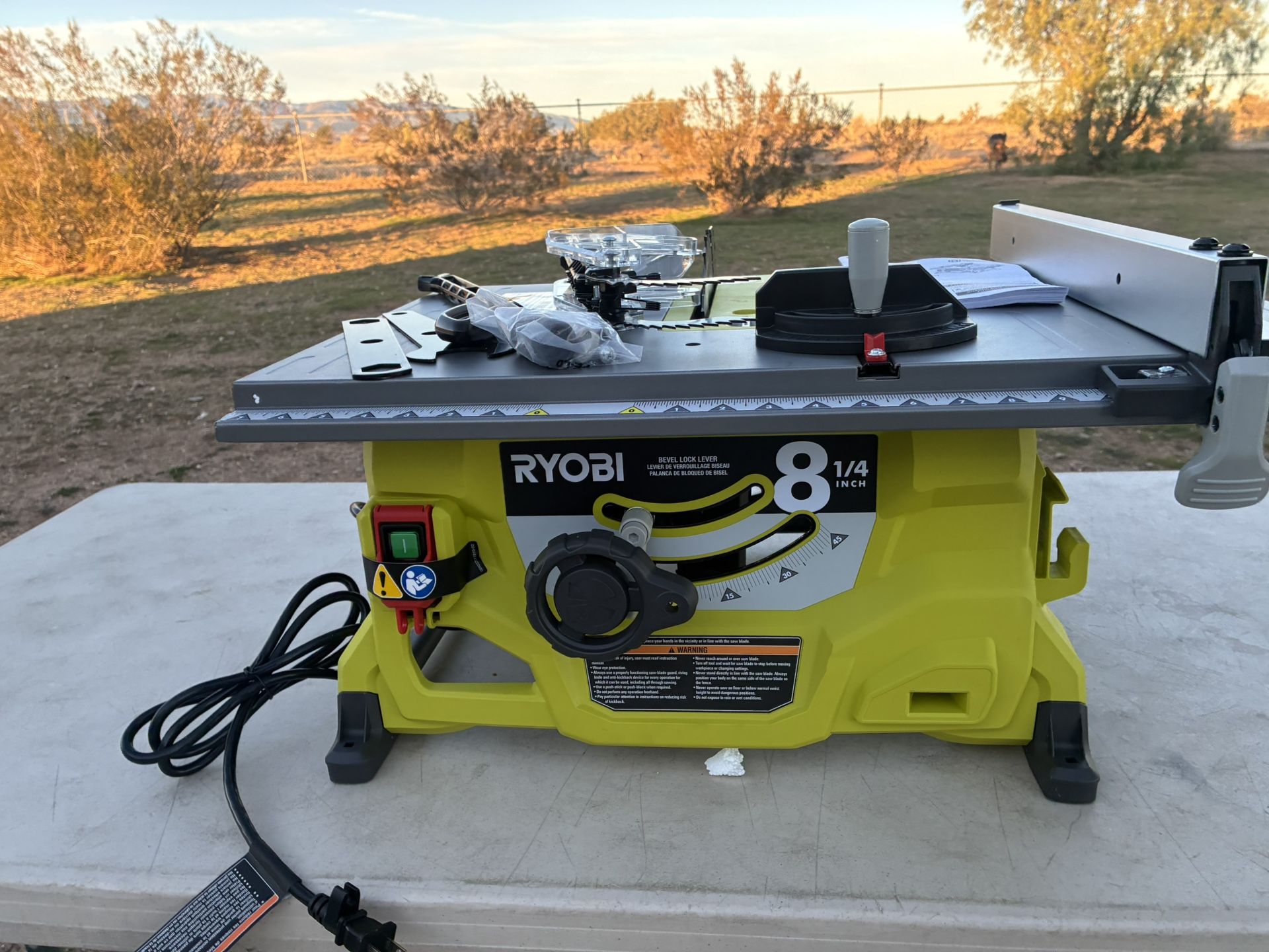 Ryobi Table Saw-8 1/4 Inch Corded