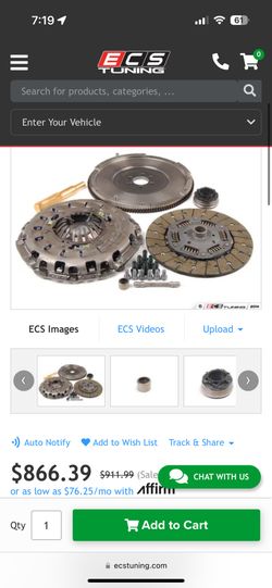 B6 1.8t Clutch And Flywheel RA4 240mm Clutch Conversion Kit - Stage 2