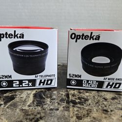 Opteka 52mm Macro & Telephoto Lens