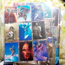1997 Top Cow Showcase- The Painted Cow Card Set (#1-72)