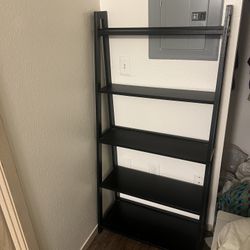 Stunning Simple Black Shelf, Bookcase, Rack 