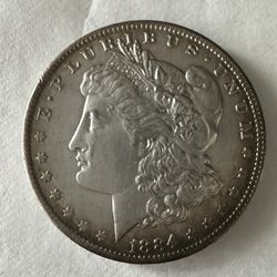 1884 Morgan Silver Dollar. 