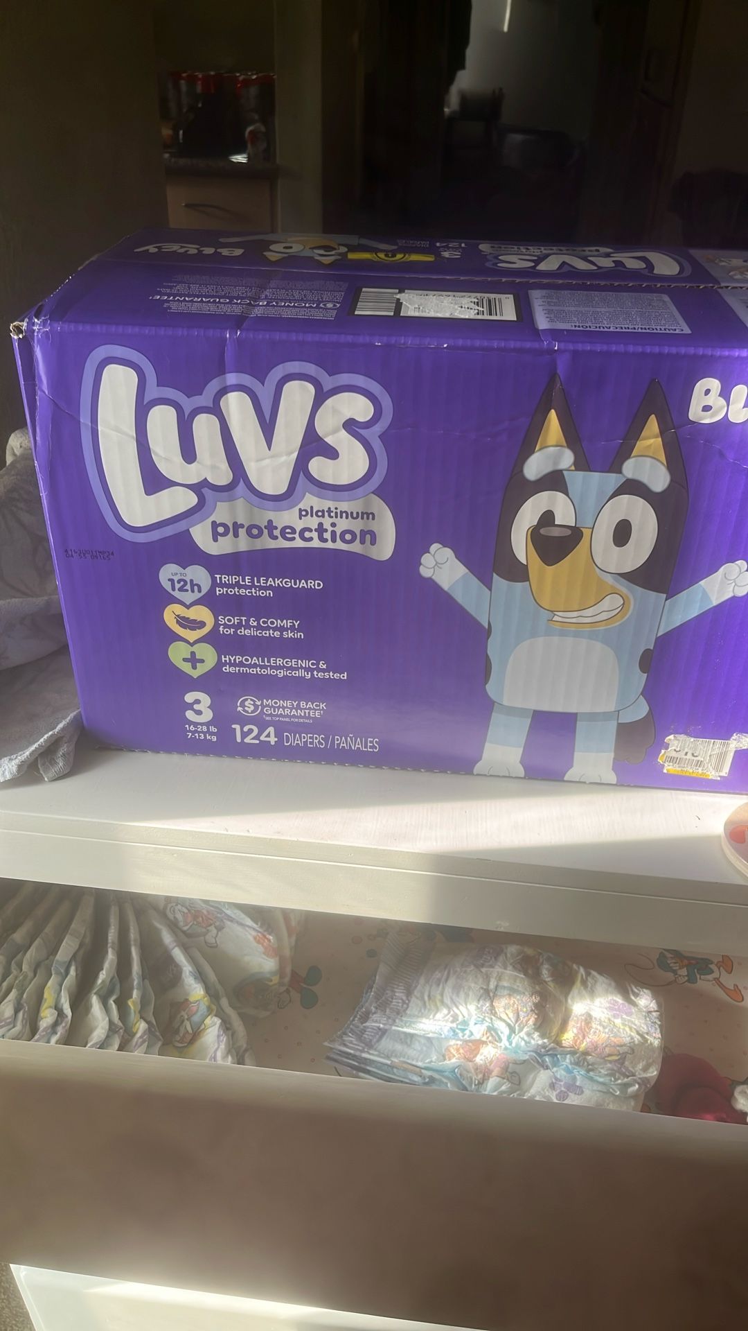 Luvs Pampers Diapers 124 Count Size 3