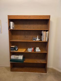 Bookshelf, lighted