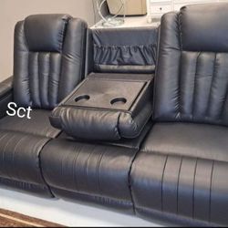 Center Point Reclining Living Room Set Sofa And Loveseat 