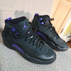 Jordan 12 " In the dark concords"  barely used in pretty good conditions  woman size 5 