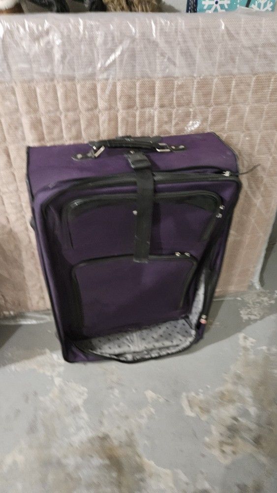 Large Purple suitcase