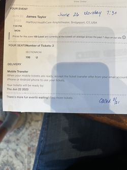 James Taylor Tickets 