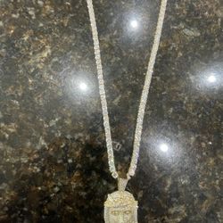 Diamond Tennis Chain Set 