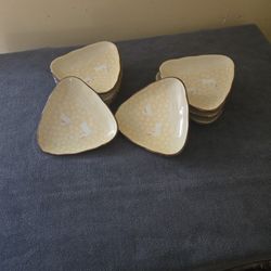 Japanese appetizer Plates set of 8