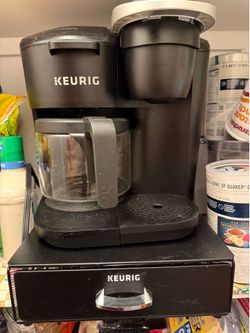KEURIG K-Duo Essentials Drip Carafe Pot And Single Serve Pod Coffee Maker