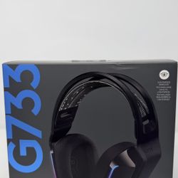 NEW Logitech G733 LIGHTSPEED Wireless RGB Gaming Headset Black USB Ear-Cup Over Ear