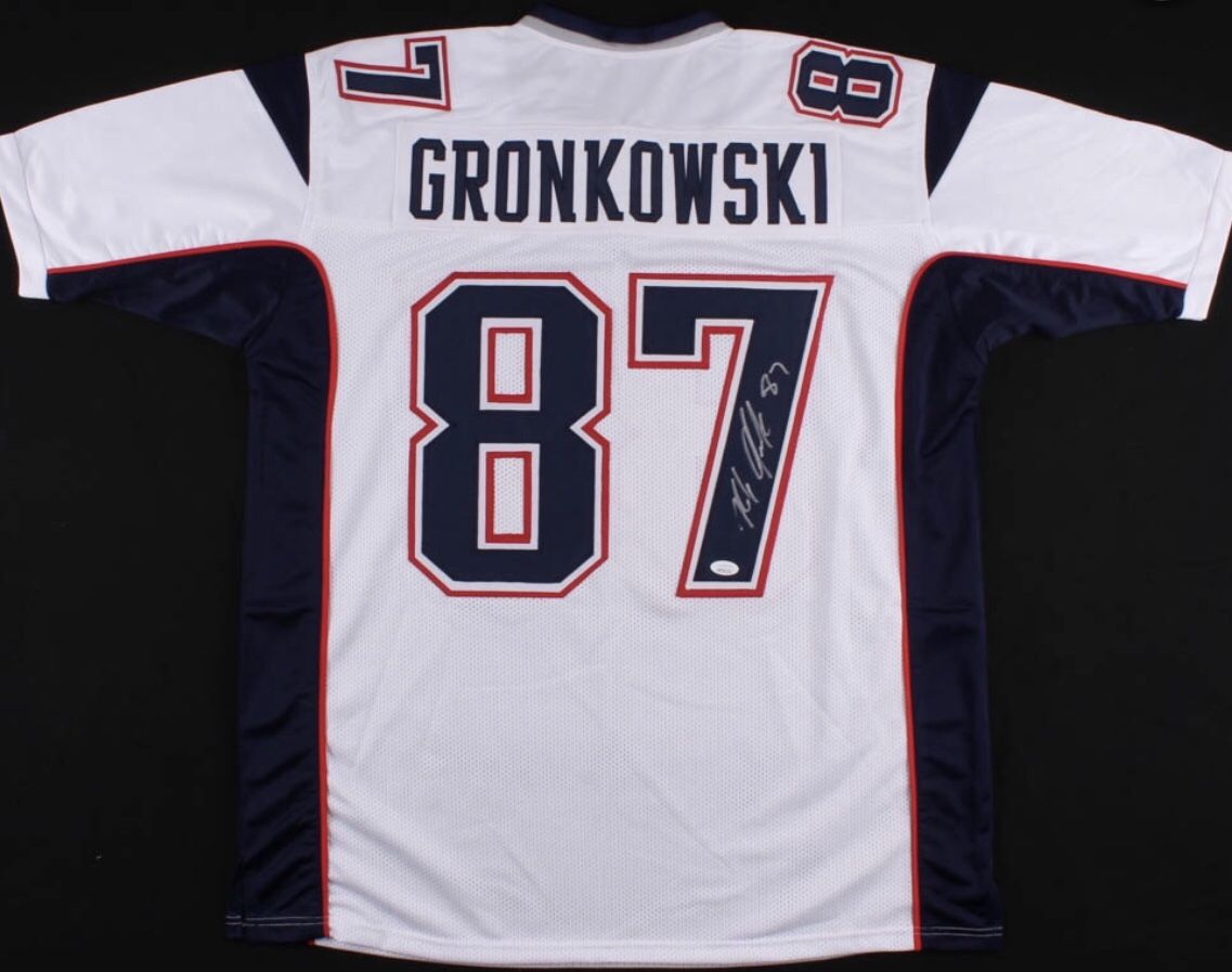 Autographed Rob Gronkowski New England Patriots jersey