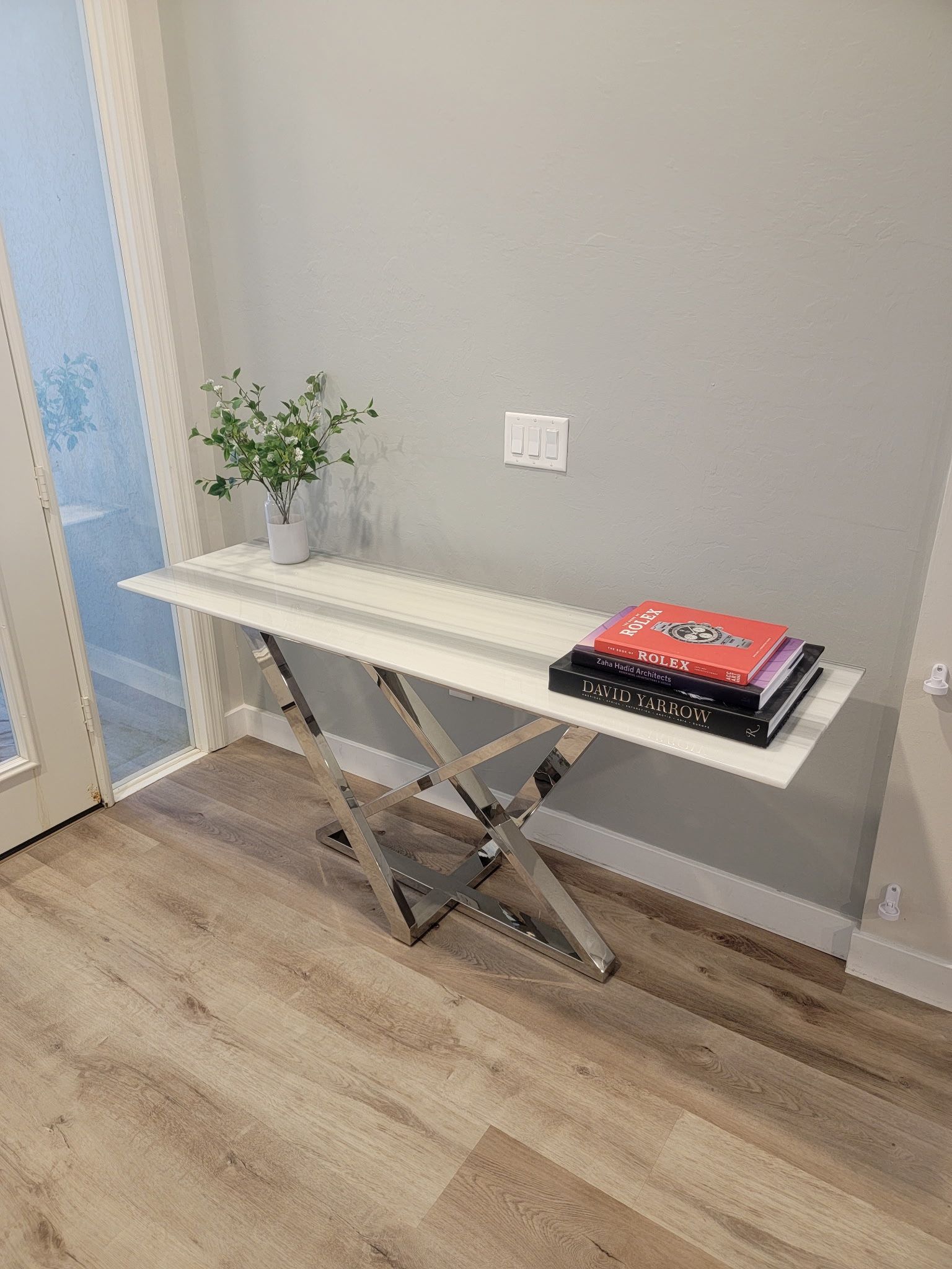Console Table Oren Ellis, Foyer Table, Modern Table, End Table, Family Room Table, Entry Table