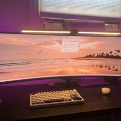 120hz 49inch Monitor HDR MINT CONDITION CASH ONLY REAL BUYERS ONLY