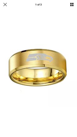 Seattle Seahawks Gold Ring