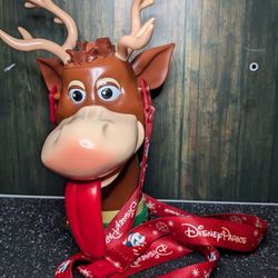 Disney Parks Christmas Parade Reindeer Sipper W/Jingle Bells ~  2022 ~