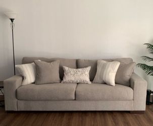 Ashley Furniture Maggie Sofa – Taupe/Beige – Excellent Condition