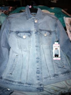 Brand new with tags size small women's blue jean jacket