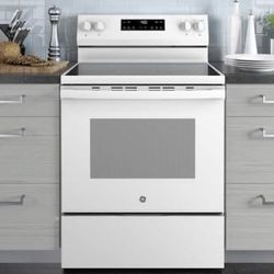 White GE electric stove/oven