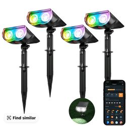 Linkind Smart Solar Spotlights 4 Pack