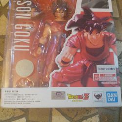Sh Figuarts Dragon Ball  Son Goku Kaioken Figure In Package Unopened Mint Condition No