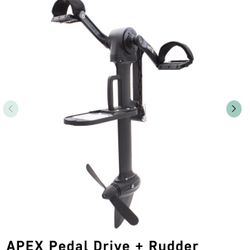 Apex Pedal Drive w/ Rudder For Bote Kayaks 
