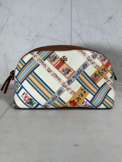 Tory Burch Flower Print Cosmetic Case Makeup Bag(A1G010563)