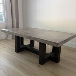 Modern Concrete Look Coffee Table – Solid & Heavy