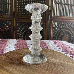 Iittala Finland Festivo 4-Ring Candlestick Holder Timo Sarpaneva 7.25" Tall 
