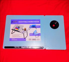 NEW portable adjustable workstation for laptop, phone & tablet