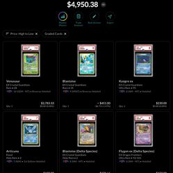 Pokemon PSA graded cards
