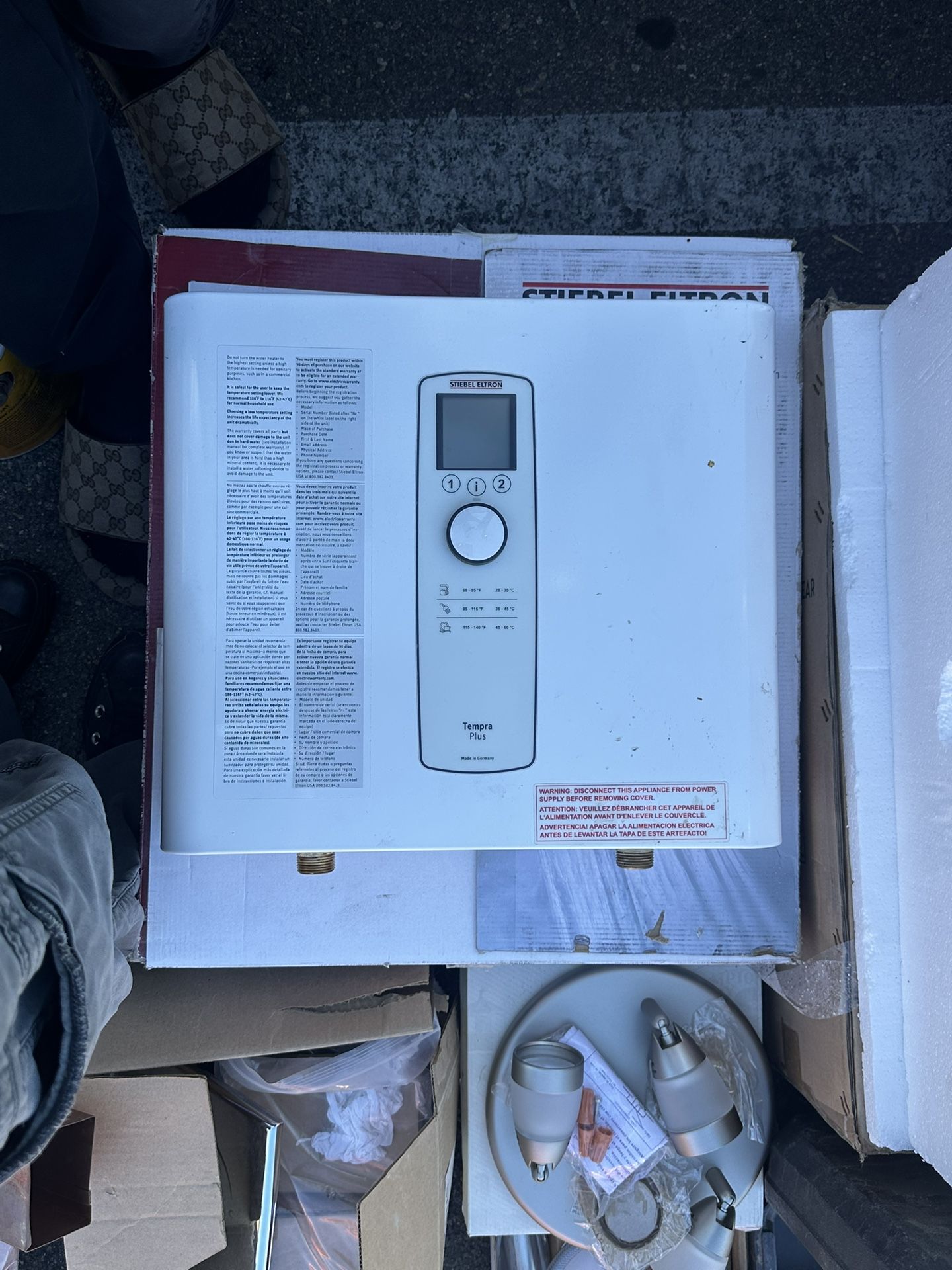 Cordless Electric Water Heater