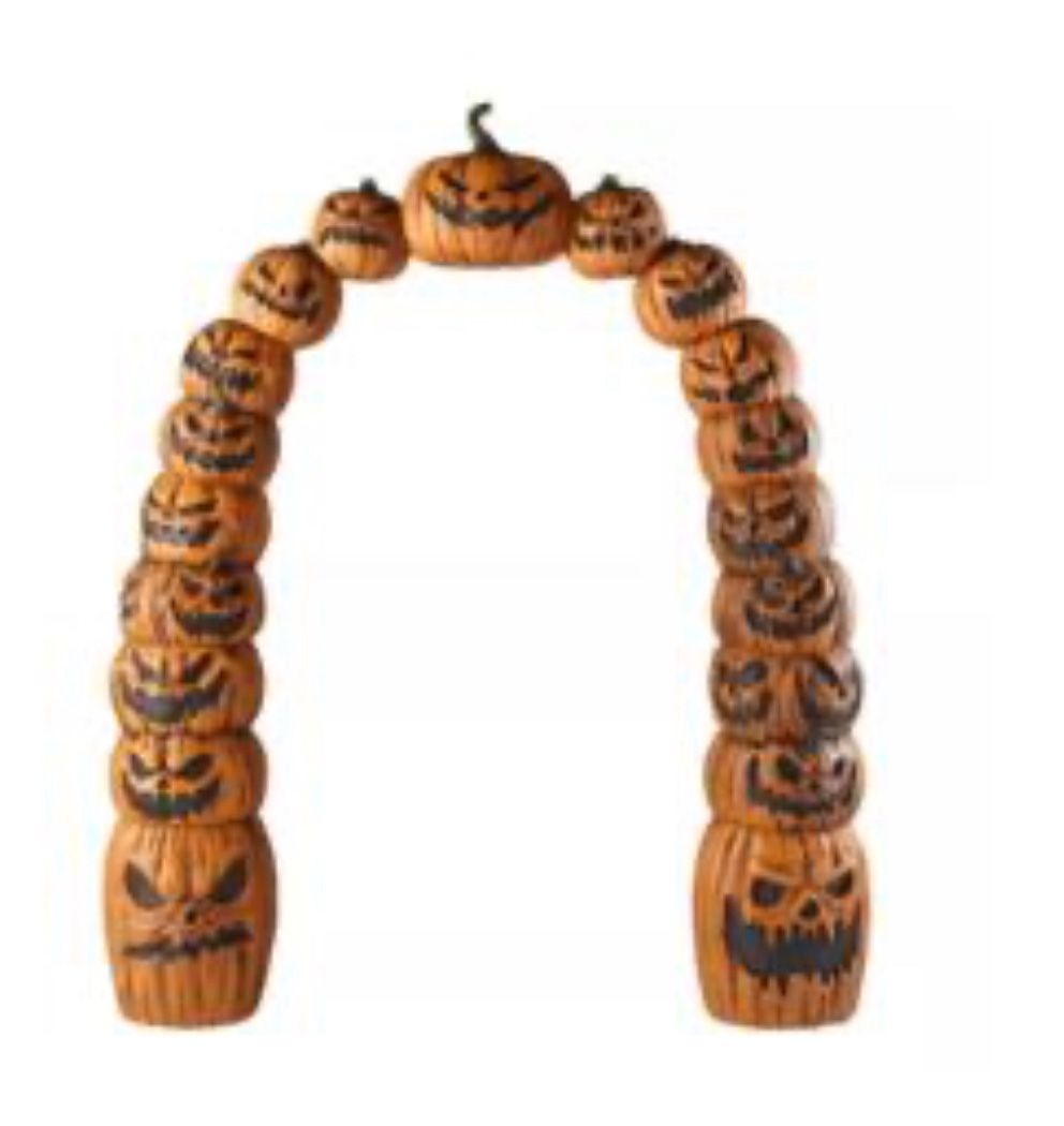 7.5 FT LED Jack O' Lantern Archway Halloween Home Accents Home Depot