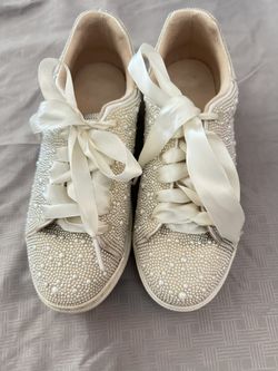 Betsy Johnson Rhinestone Sneakers 