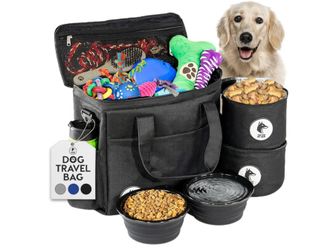 New Dog Travel Bag Black 